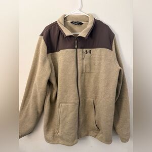 Under Amour Full Zip Thick Sweater W/ All Zip Pockets Size 3XL